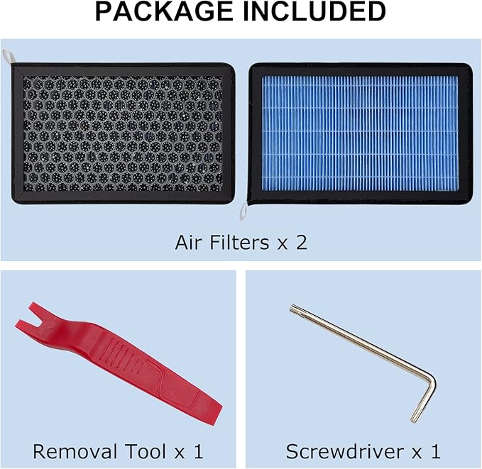 JOJOMARK Cabin Air Filter fits for Tesla Model 3/Y with Activated Carbon Fit for 2016-2024 Model 3/2020 2021 2022 2023 2024 Model Y (HEAP filter)