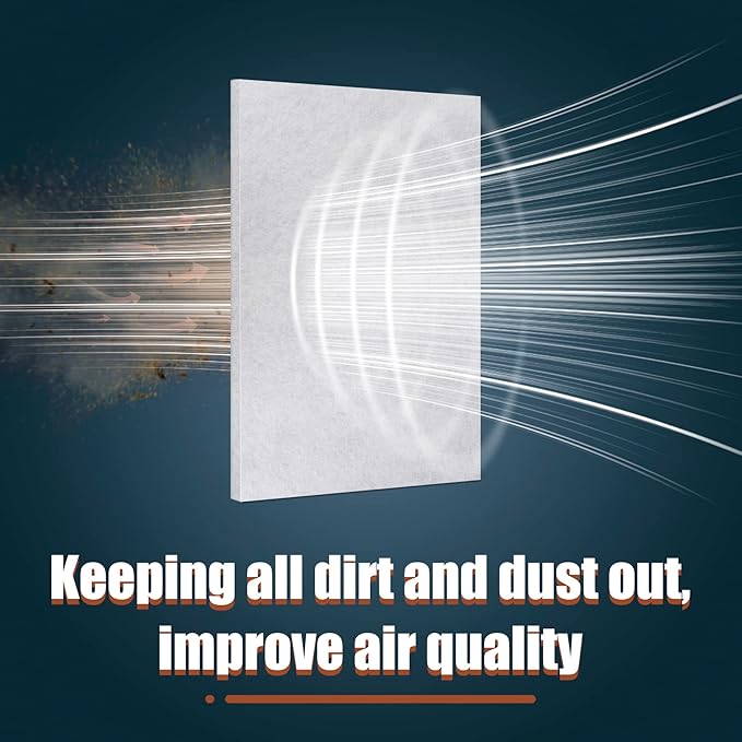 BJADE'S Window Air Conditioner Filter Replacement,24 x 15 x 1/4 Inch Cut-to-fit Foam Filter for Window AC Units.