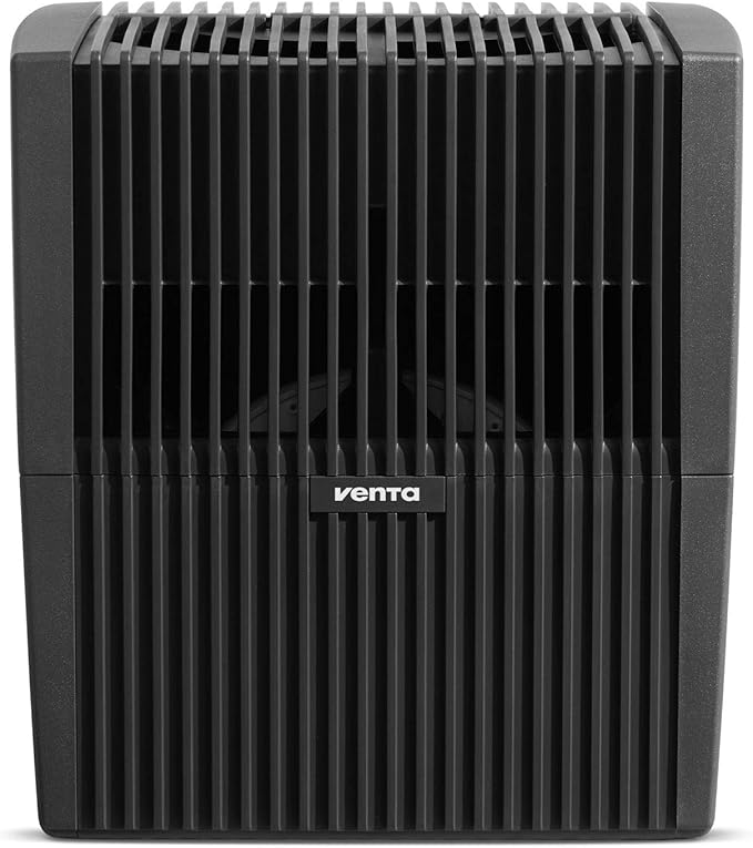Venta LW25 Original Humidifier Black - Filter-Free Evaporative Humidifier for Spaces up to 430 ft²