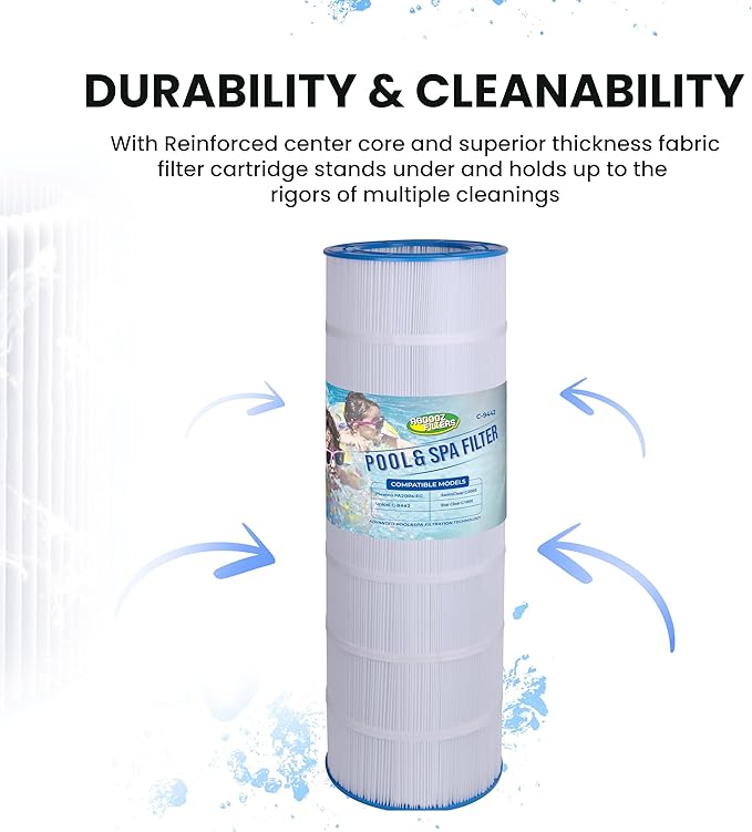 C200S Filter Compatible with CX200XRE, SwimClear C200S, C200S, Unicel C-9442, PA200S, 200 Sq. Ft Pool Filter Cartridge, 1 Pack