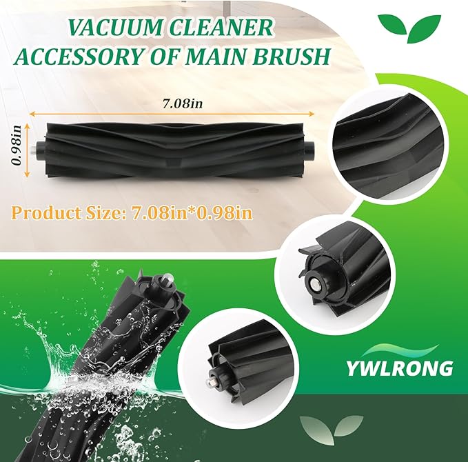 Replacement Parts for ECOVACS DEEBOT T20 Omni/T20 Max/ T20 Pro /T20e Omni Accessories Kit with 1 Rubber Brush,4 Dust Bags,4 Hepa Filters,4 Mop Pads,6 Side Brushes Vacuum Cleaner Set Accessories