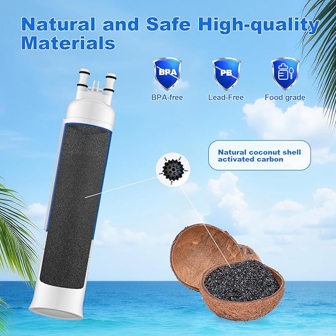 FPPWFU01 Water Filter Replacement Compatible with frigidaire FPPWFU01, EPPWF01, PureAdvantage, PWF-1 FPPWFU01 PurePour Water Filter (1-PCS)