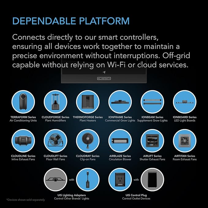AC Infinity CLOUDFORGE T5, Warm Mist Plant Humidifier 9L with VPD Humidity 10-Level Controls, Hot/Cold Vaporizer for All Climates, Continuous Water Purifying, Extendable Targeted Hose for Grow Tents
