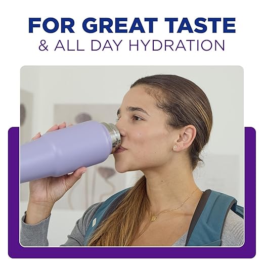 PUR Water Filter Pitcher Slim Design 8 Cup Capacity with 1 Filter, Dishwasher Safe, Faster Filtration, Water Purifier for Cleaner, Great Tasting Water, Ideal for Compact Space, Dorm Room, Violet