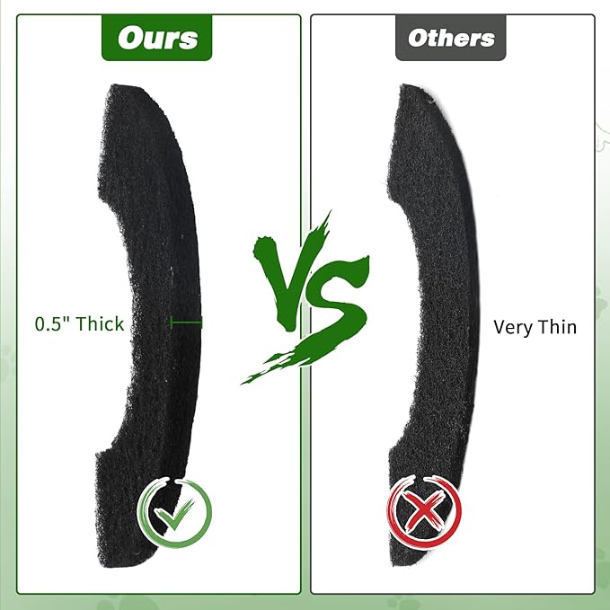 12 Pack Carbon Filters Compatible with Model 4, Cat Litter Box Filters Replacement to Absorb Odors Control Damp from Pets and Keep Home Fresh