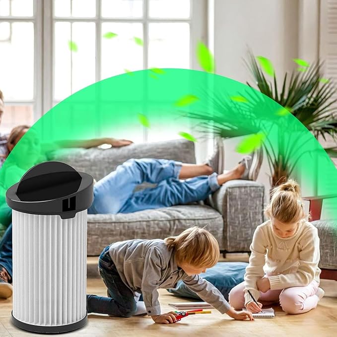 4 Pack Replacement Vacuum Filter Compatible with Eye-Vac EV-PMF Pre-Motor Filter, Fits for NeoVac Elite Touchless Stationary Vacuum, Compared to Part # EV-PMF