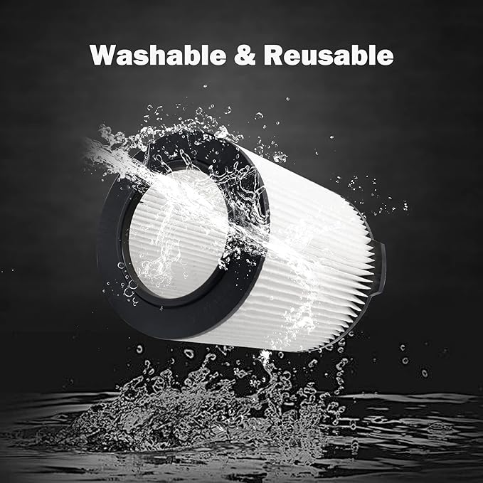 Standard Wet/Dry Vac Filter Vf4000 Compatible with RIDGID Shop vac filters 5-20 Gal & 6-9 Gal Husky Vacuum, Replacement Vf4000 Filter 1PACK