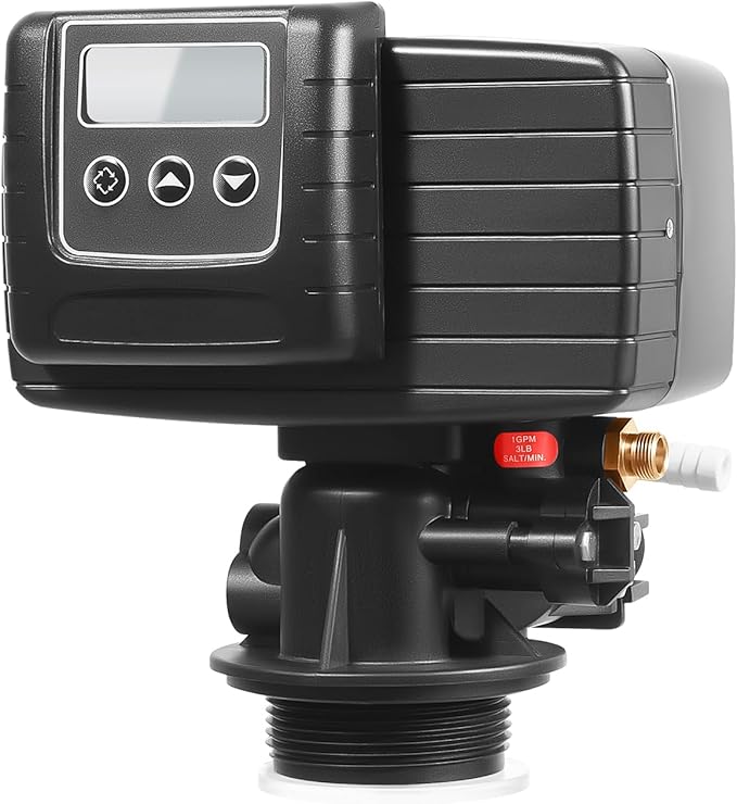 Whole House Water Softener Valve, 5600xstst Timer Digital Control Valve for Water Softeners, 110V Automatic Operating Digital Filter Control Head Valve Water Filter Softeners Resin