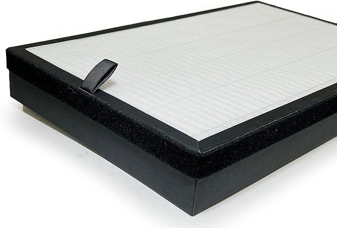 Nispira H05 3-In-1 True HEPA Filter Replacement Compatible with HIMOX Air Purifier H05, 2 Pack