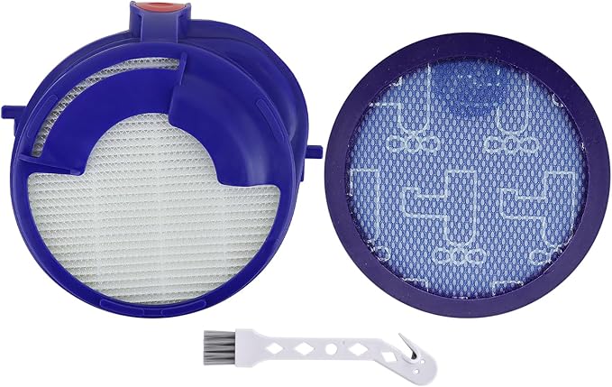 Replacement Filter Kit Compatible with Dyson DC24 Animal, DC24 Multi-Floor The Ball Filter Kit, Includes Washable and Hepa Filter, Replace Part 919777-02 and 915928-12