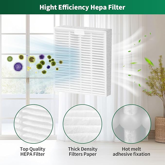 Replacement Parts compatible with iRobot Roomba Essential Series Y0140 Y0110 Y0112 Robot Vacuum Cleaner, Accessrioes inclue 2 Main Brush, 4 Mop Pad，6 Hepa Filter, 8 Side Brush