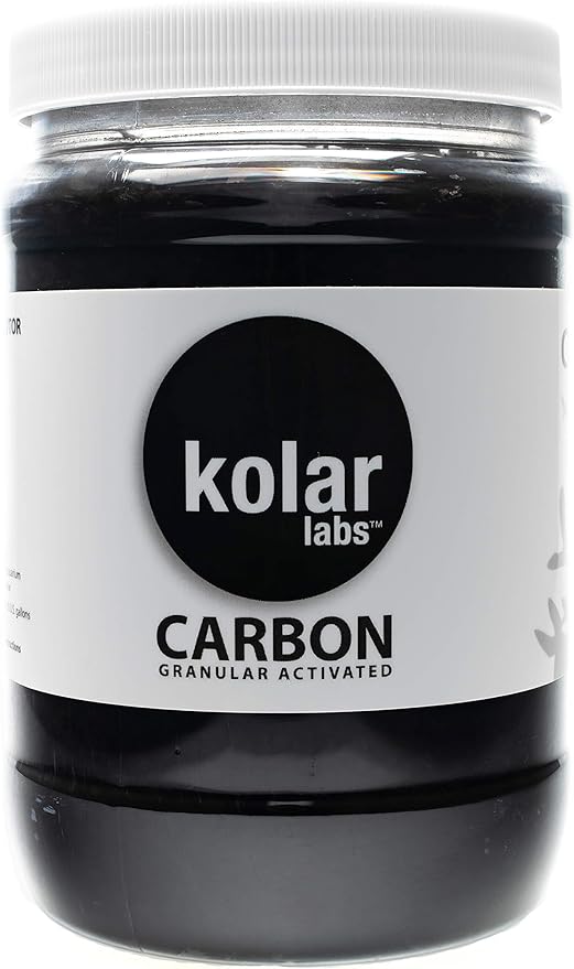 Kolar Labs Crystal Cal Activated Carbon – Large Jar, Activated Charcoal for Aquariums and Fish Tanks