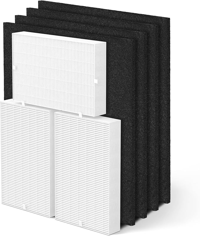 HPA300 Replacement Filter Kit Compatible with Honeywell HPA300 Air Purifiers, 3 HEPA Filter R & 4 Pre-filter A