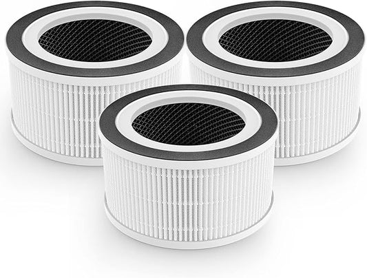 3-Pack H13 Filter Compatible with Afloia Fillo/Halo/Mooka Allo, 3-in-1 H13 Efficient Filtration for Fillo Air Puri-fier, for Afloia Fillo Filter