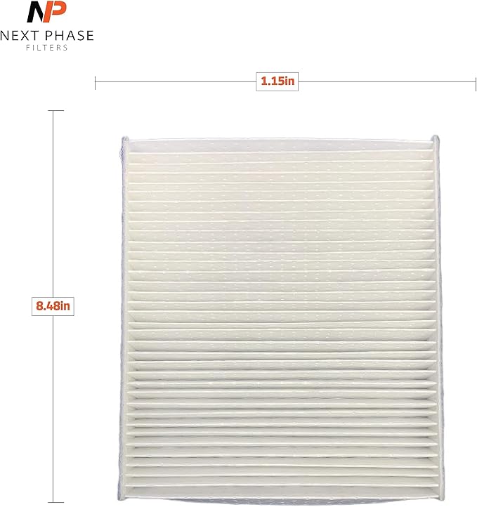 Cabin Air Filter Replacement - Pack of 1 - Made in USA - Compatible with Various Lexus, Subaru, Toyota & Mazda Models - Replaces O.E. 8713928020, 72880FL00A, TK4861J6X - for Carbon Upgrade use NP21471