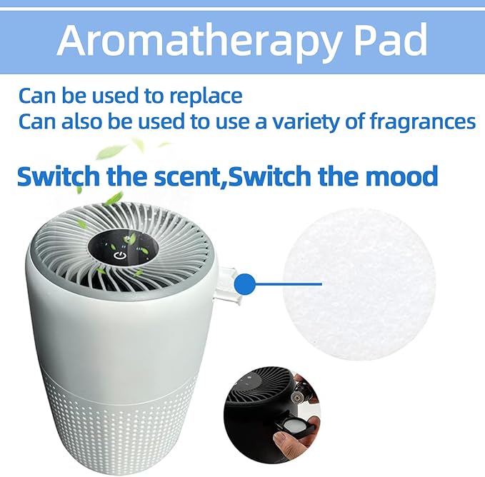Air Purifier Replacement Filter Core Mini-RF Compatible with LEVOIT Air Purifier Core Mini (2 Filters+4 Aroma Pads)