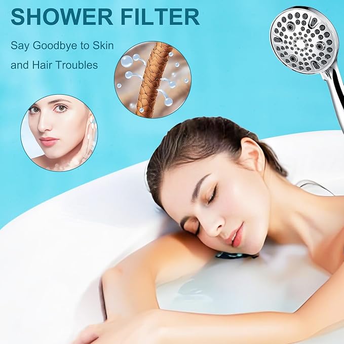 Replacement Filter for Showerhead Cartridge,Compatible with MakeFit SSJ731 Showerhead,Multi Stage Shower Filtration Systems for Hard Water,Reduces Chlorine.(2Pack)