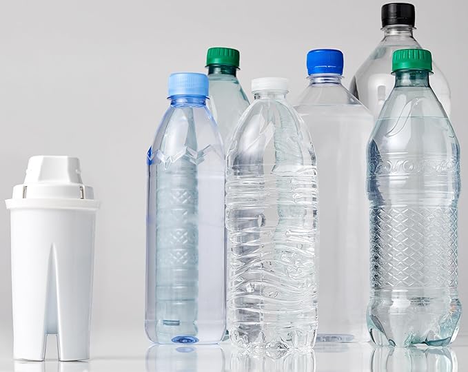 Amazon Basics Replacement Water Filters for Water Pitchers, BPA-Free, WQA & NSF Certified, Compatible with Brita Water Pitchers & Drinking Water Filter Systems, 1 Year Filter Supply, 6-Pack