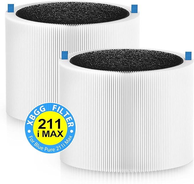 2 Pack 211i Max Replacement Filter Compatible with Blue Pure 211i Max Air Purifier, H13 211iMax Replacement Filter, Compared Part F2MAX