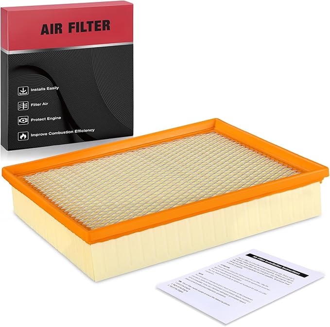 BDFHYK CA8755A Engine Air Filter Compatible with Cadillac & Chevrolet & GMC - Silverado, Sierra, Avalanche, Suburban, Tahoe, Yukon, Escalade & More, Replace# 15908915