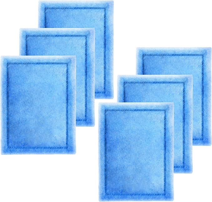 Aquarium Filter Cartridge,Compatible for Aqua-Tech 10-20 Power Filters, Replacement for AquaTech EZ-Change # 2(6 Pcs)