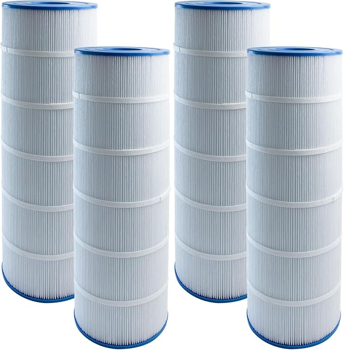 C4030 Pool Filter Cartridge Replacement for Hayward SwimClear C4030 CX880XRE, Pleatco PA106-PAK4, Unicel C-7488, Filbur FC-1226, | 4-Pack | 424 Sq. Ft.| High-Efficiency Trilobal Fabric
