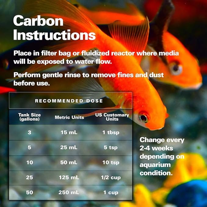 Kolar Labs Crystal Cal Activated Carbon – 1 Gallon, Activated Charcoal for Aquariums and Fish Tanks