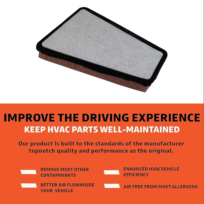 Cabin Filter - Pack of 1 - Compatible with Case Wheel & New Holland Tractors - Cabin Air Filter Replacement - Replaces O.E. 84577445, 84587832; Wix WP10372 - Climate Control System Accessories