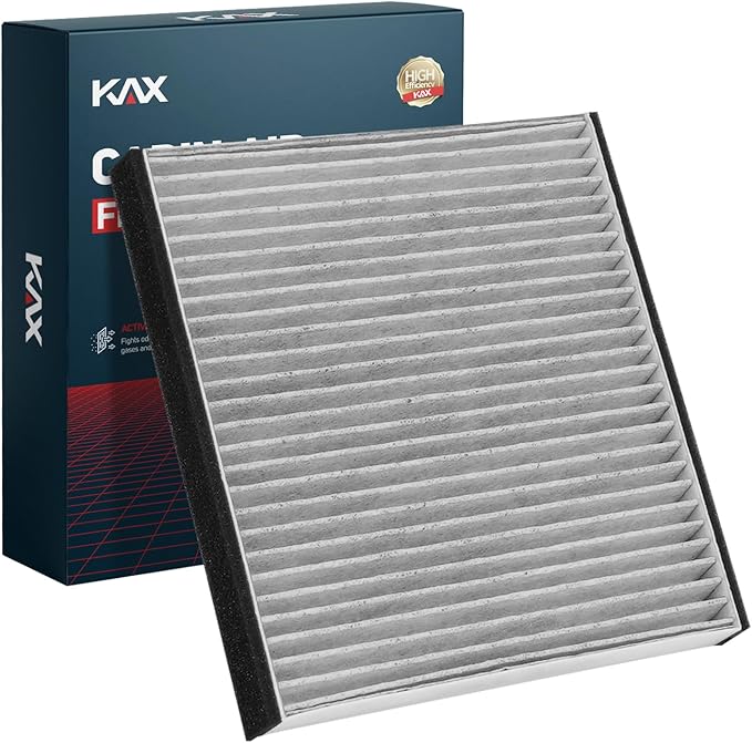 KAX Cabin Air Filter, CF10132 Replacement for Camry 2002-2006 Sienna 2004-2010 Avalon 2000-2004 Solara, ES330, RX350, GX470, RX400H, w/Activated Carbon Passenger Compartment Air Filter