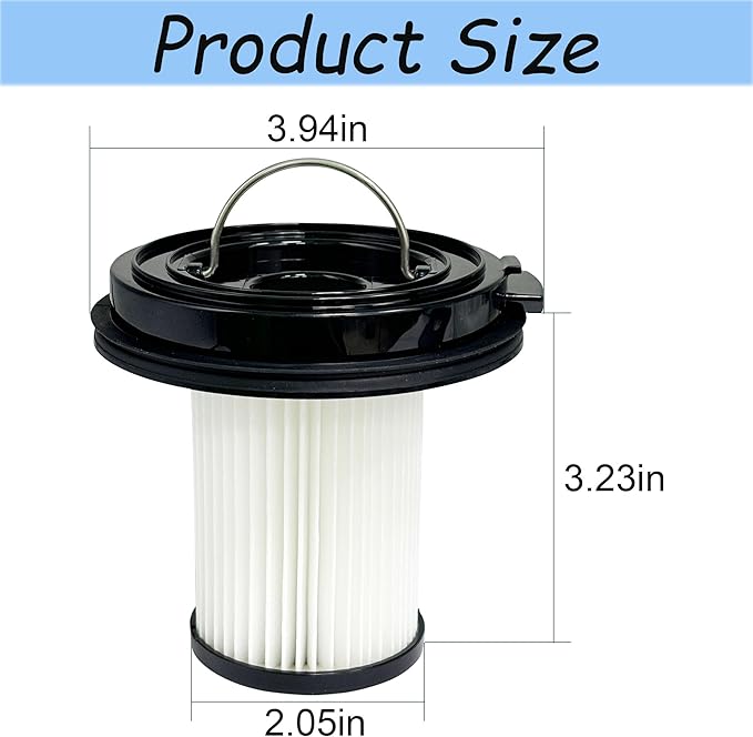 4 Pack HEPA Filters Replacement for Bissell CleanView XR 200W/ CleanView XR Pet 300w Lightweight Cordless Vacuum 3789U, 3789X, 3789, 3797V, 3797W, 3797, 1638010