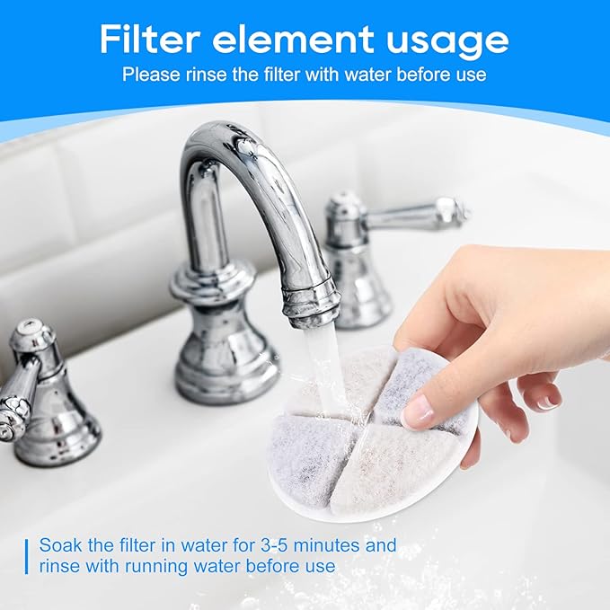 12 Pack Cat Filters for Water Fountain