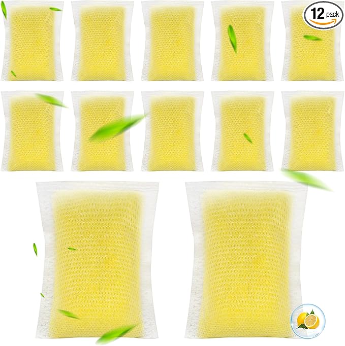 12 Packs Cat Litter Deodorizer Compatible with Whisker OdorTrap Pod, Odor Remover Refills for Litter-Robot 4 Filter Pocket and Litter-Robot 3 Waste Drawer