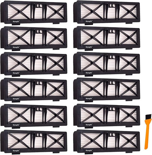 Replacement Neato Botvac D Series Ultra-Performance Filters, 12 Packs Filter Parts Fit Neato D3 D5 70e, 75, 80, D80 85,D70 Vacuum Cleaner…