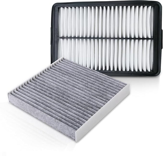 Engine & Cabin Air Filter Fits Kona (2018-2022), Veloster (2019-2021), Soul (2020-2022), Replacement for CF12160 CA12057