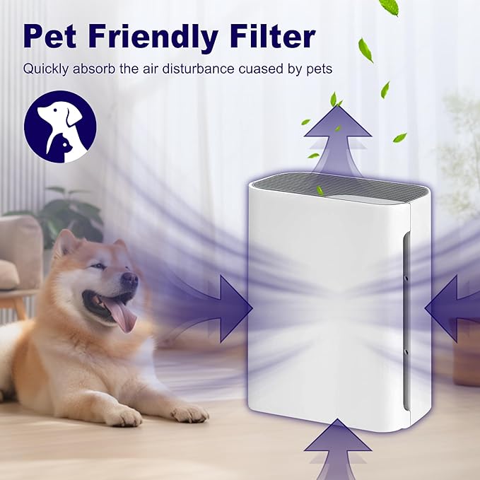 2 Pack Vital 100 Replacement Filter for LEVOIT Vital 100 Air Purifier, H13 True HEPA and High-Efficiency Activated Carbon Filter, Part Number Vital 100-RF