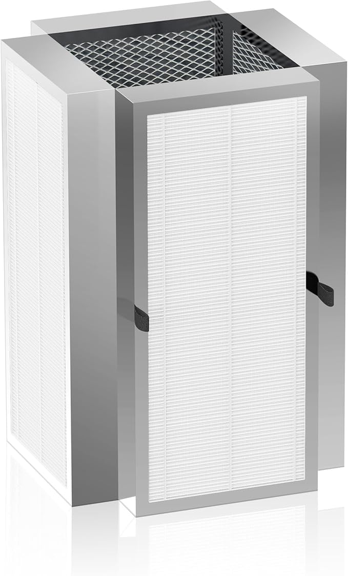 1 Pack 50 Air Filter Replacement Compatible with 50 Air Purifier, 3 in 1 Filtration with Pre-filter, True HEPA H13 and Activated Carbon