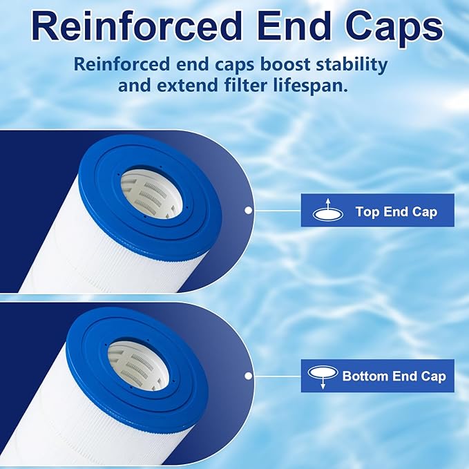 NSF Certified Pool Filter Cartridge Compatible with Hayward C900, CX900RE, Pleatco PA90, Unicel C-8409, Filbur FC-1292, Sta-Rite PXC95, Ultral-B6, 90 sq.ft, L x OD: 17 3/8" x 8 15/16" 1 Pack