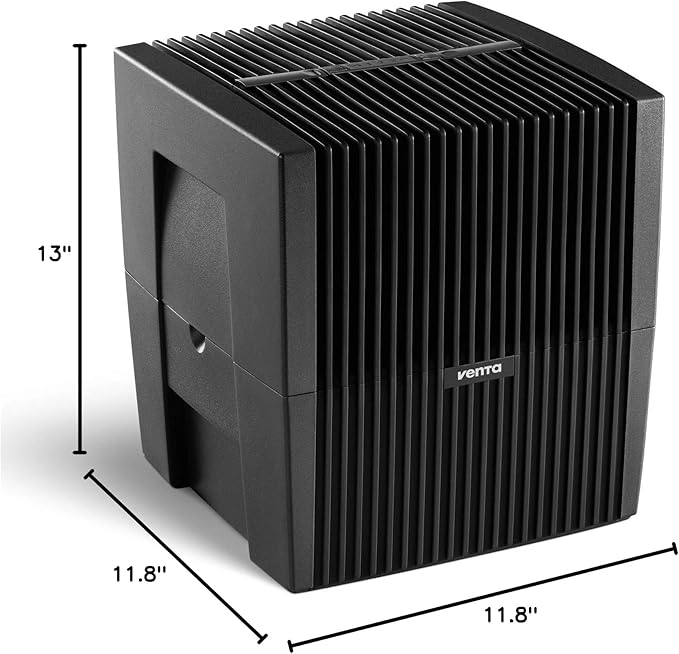 Venta LW25 Original Humidifier Black - Filter-Free Evaporative Humidifier for Spaces up to 430 ft²