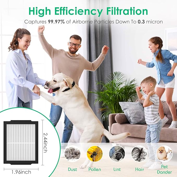 12 Pack Filter Replacements for i Robot Roomba E I & J Series E5 E6 i1 i1+ i3 i3+ i4 i4+ i5 i5+ i6 i6+ i7 i7+ i8 i8+ NOT for J9, High Efficiency Filter for iRobot Roomba Replacement Parts