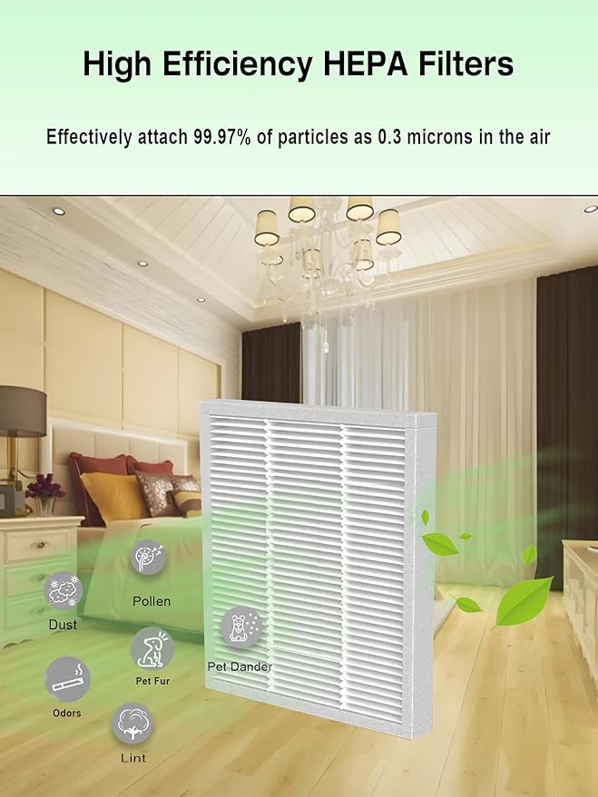 9 Pack Filter Replacement Parts for iRobot Roomba Essential Series, Filter for 105 Vac, 105 Combo, Q0120, Q0110, Q0520, Y0140, Y0110, Y01120, Y051020, Essential Vac and Combo