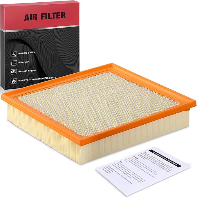 BDFHYK CA11895 Engine Air Filter Compatible with Toyota Sequoia 2014-2022, Tacoma 2016-2023, Tundra 2014-2021, 3.5L 4.6L 5.7L, Replace# 17801-0P100