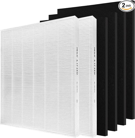 AP-1512HH Air Purifier Replacement Compatible with Coway Airmega AP-1512HH and Airmega 200M air Purifier, 2 True HEPA Filter and 4 Carbon Pre-Filters for Part No #3364899