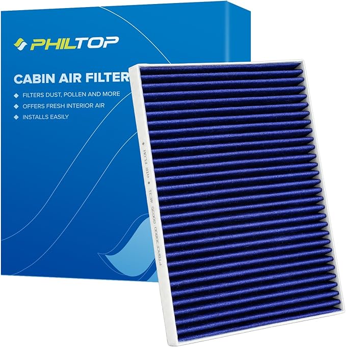 PHILTOP Cabin Air Filter, CF11663 Replacement for Buick Enclave 2008-2017, Chevrolet Traverse 2009-2017, GMC Acadia 2007-2016, Acadia Limited 2017, Saturn Outlook 2007-2010