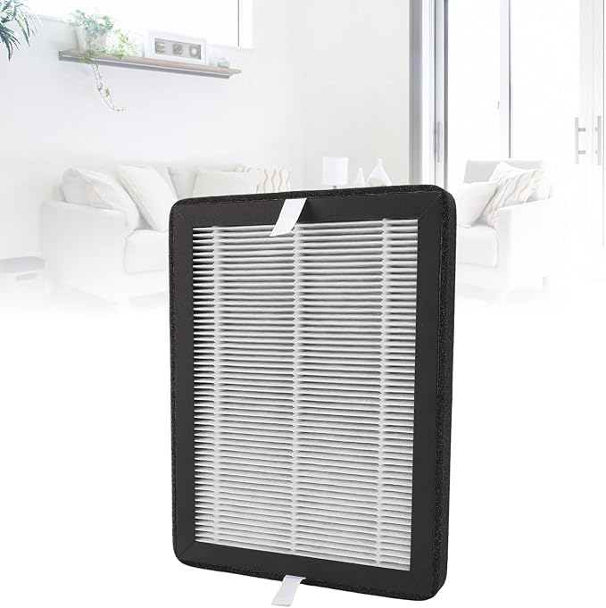 TOPINCN Dehumidifier Filter, Replacement Air Purifier Filter, High Efficiency Particulate Air Filter, Ensure Superior Filtration, Extend Dehumidifier Lifespan (White)