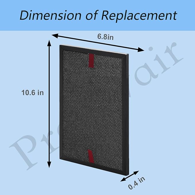 HRFSC1 Replacement Filter S 3 Pack Compatible with Honey-well HPA3000 PowerPlus Air Purifier and HPA5000 Insight Series Air Purifiers HRFSC1 Activated Carbon Filter