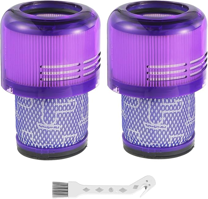 2 Pack V11 Vacuum Filters Replacement for Dy son V11 Animal, V11 Torque Drive,V11 Extra, V15 Detect V15s Detect Cordless Vacuum Cleaner Filter, Compare to Part 970013-02