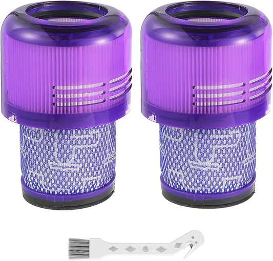 2 Pack V11 Vacuum Filters Replacement for Dy son V11 Animal, V11 Torque Drive,V11 Extra, V15 Detect V15s Detect Cordless Vacuum Cleaner Filter, Compare to Part 970013-02