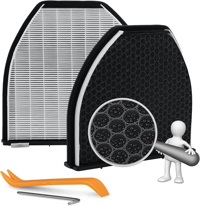 CUK29005 (CF10934) Cabin Air Filter HEPA Air Conditioner with Activated Carbon Replacement Cabin Air Filter Accessories Compatible with AMG GT, C230, C250, C300, C350, E250, E350, E400, E550