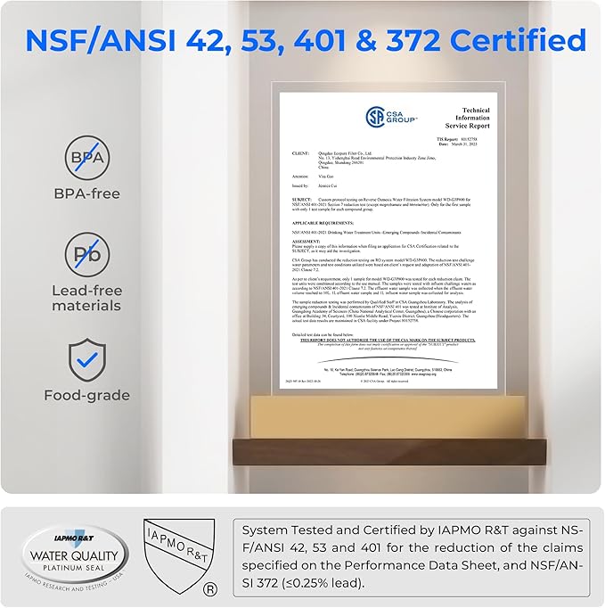 Waterdrop Compact Electric Water Filter Pitcher, 200-Gallon Rechargeable Instant Powerful Dispenser, NSF/ANSI 42&53&401, Reduce PFAS, Lead, Chlorine, 14-Cup, Blue, with 1 Filter, Does not Lower TDS