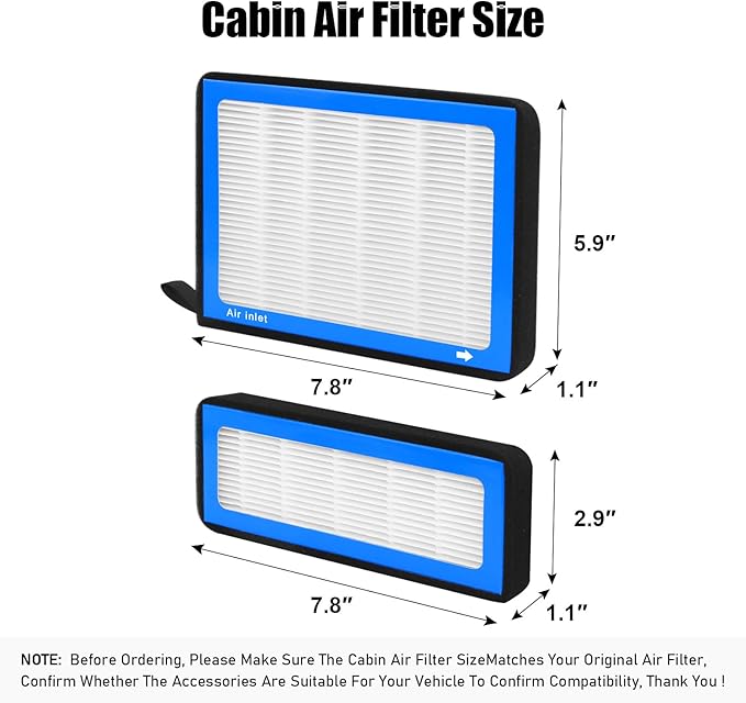 CF12157,Cabin Air Filter with activated carbon particle for Toyota Avalon,C-HR,Camry,Corolla,Corolla Cross,Highlander,Prius,Prius Prime,Rav4,Rav4 Prime,Sienna,Venza.Lexus,ES250,ES300H,ES350